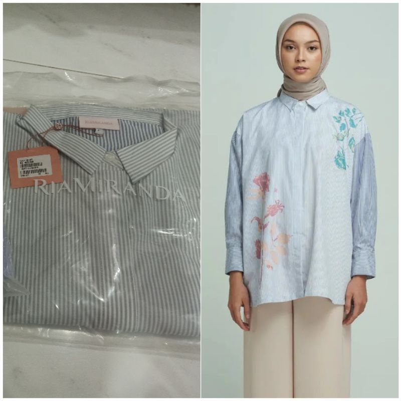 Tulip Shirt Sky Ria Miranda Puriti