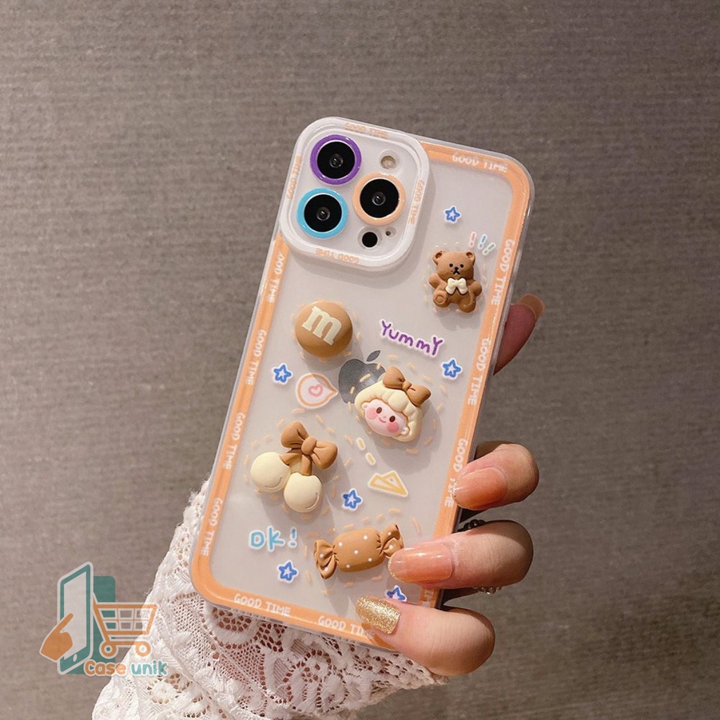 SS097 SOFTCASE 3D VIVO Y12 Y15 Y17 Y15S Y01 Y19 U3 Y20 Y12S Y20S Y21S Y33S Y21T Y30 Y50 Y30i Y51 2020 Y51A Y16 Y22 Y35 2020 CS4157