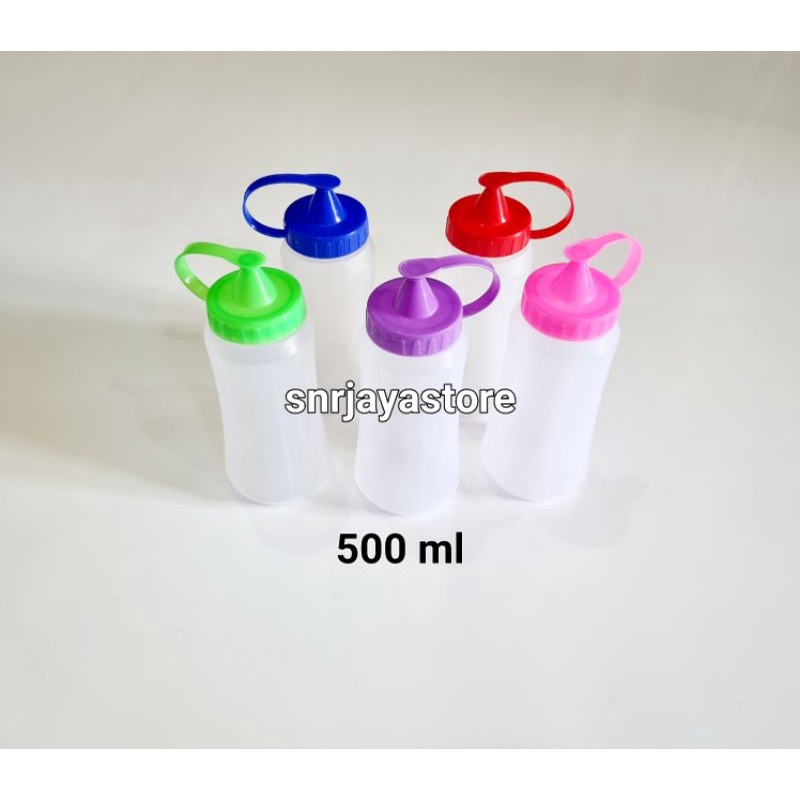 Botol Kecap Plastik | Botol Saos Plastik ukuran 500 ml
