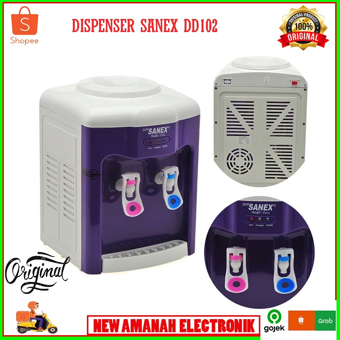 despenser Sanex DD102 Water Dispenser Meja panas banget dan dingin biasa.