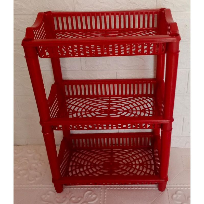 UNITY RAK SUSUN PLASTIK / RAK BUMBU 3 SUSUN / RAK MEREK UNITY/ RAK KOSMETIK KECIL/ RAK SUSUN MINI SE