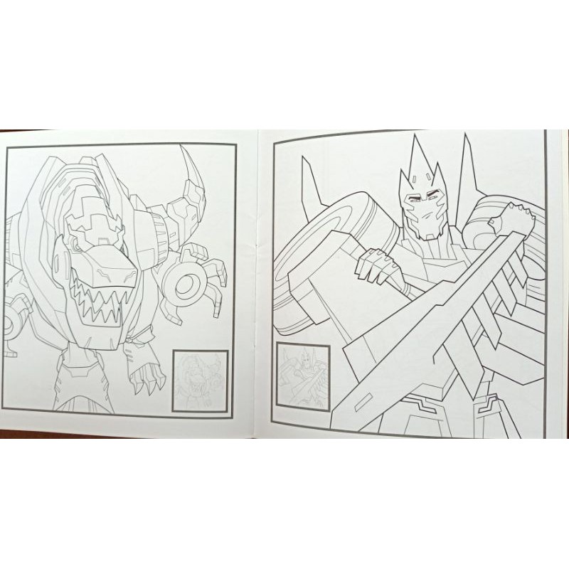 Buku Mewarnai/ Coloring Book Transformers 