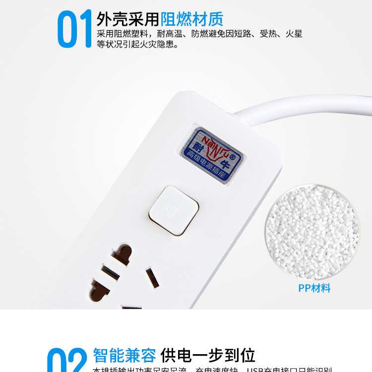 (100% BARANG ORI) JRDQ Powerstrip 3 USB Port + 3 Electric Plug dengan LED Indikator