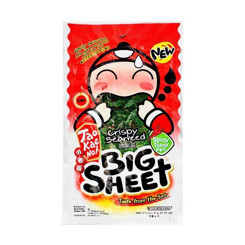 

Tao Kae Noi Big Sheet 4gr Rasa Classic, Hot & Spicy, Japanese Sauce