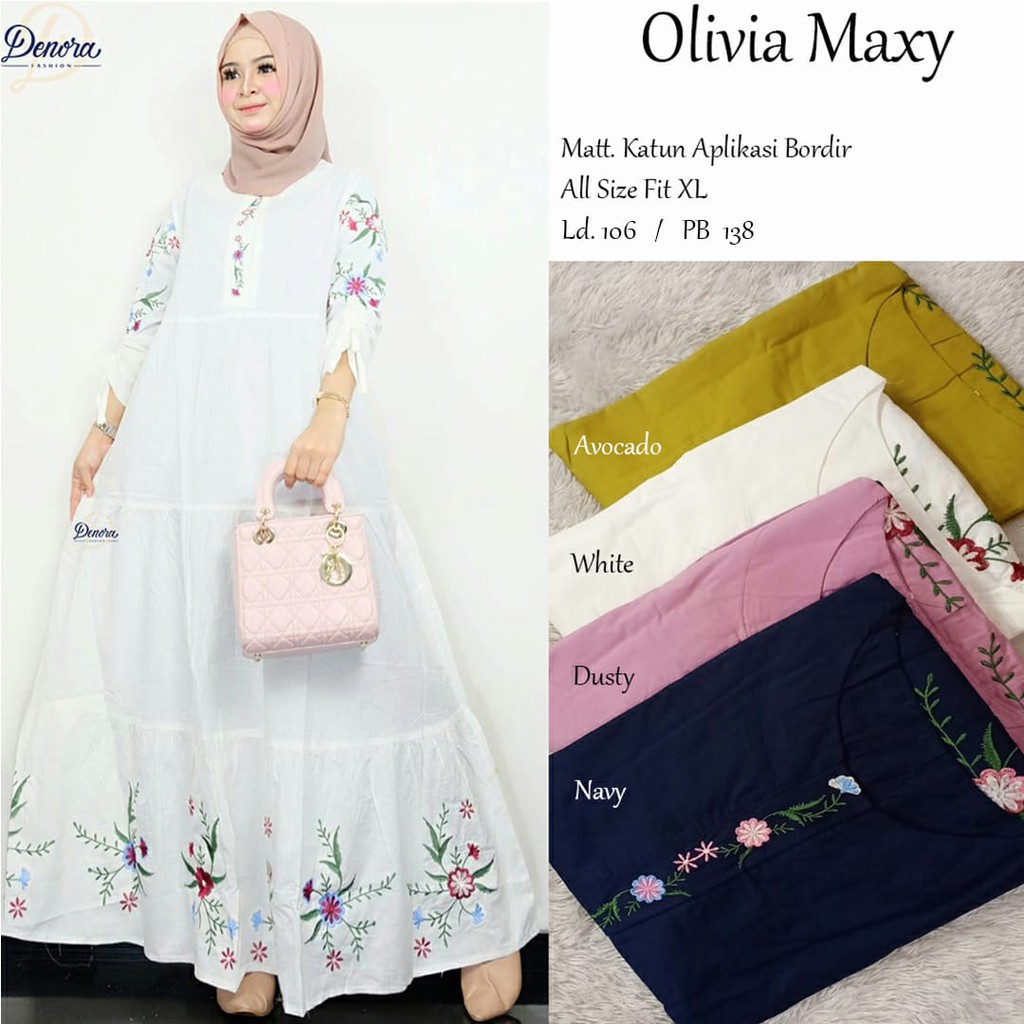 Gamis Dress Olivia Maxy by Denora