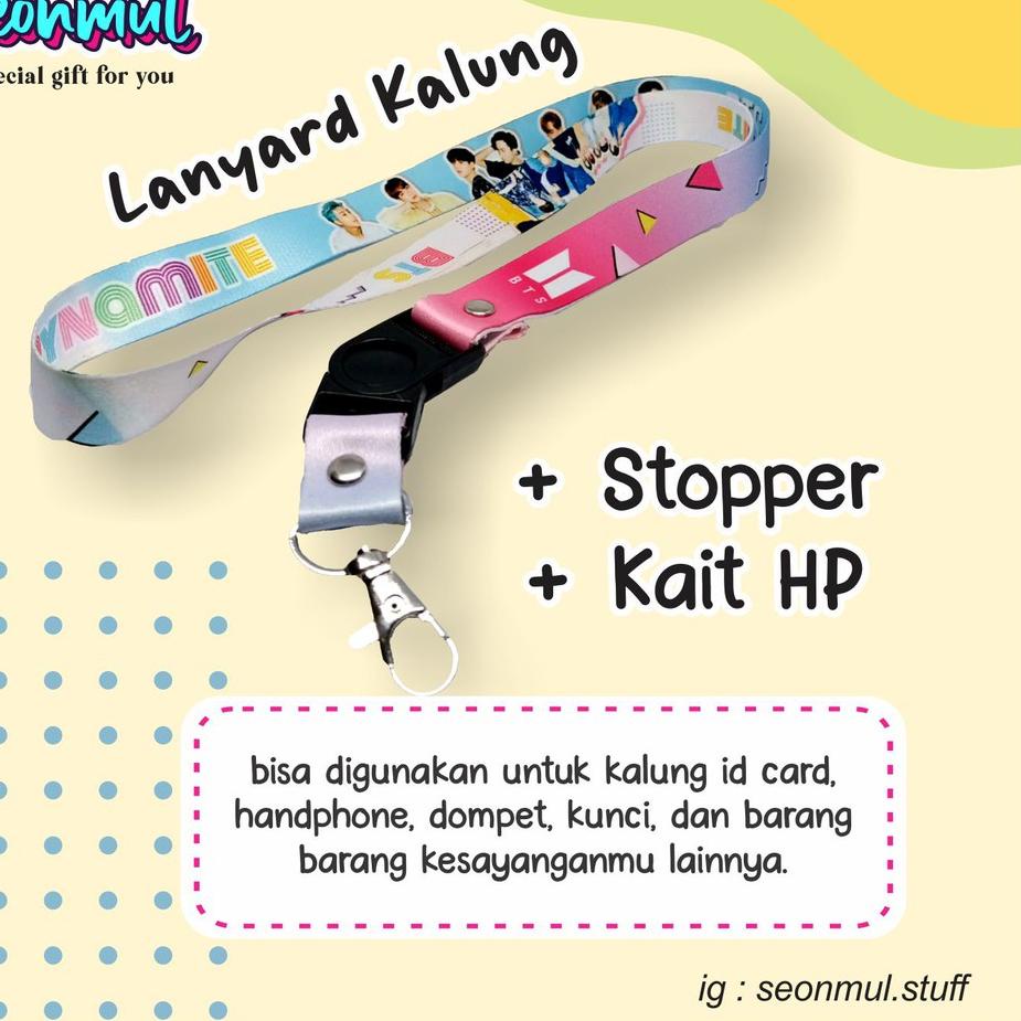 DISCOUNT  9.9 LANYARD KALUNG / STRAP HP KPOP [TERMURAH] [KODE 220]