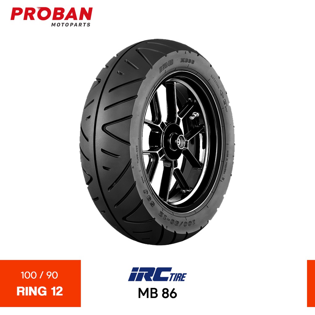

IRC TL MB 86 100/90 Ring 12 Ban Motor Tubeless