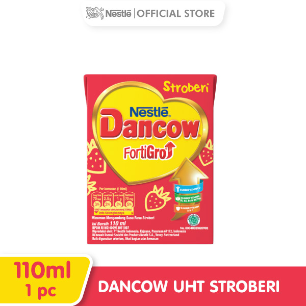 

Dancow Strawberry Fortigro Excelnutri+ UHT 110ml