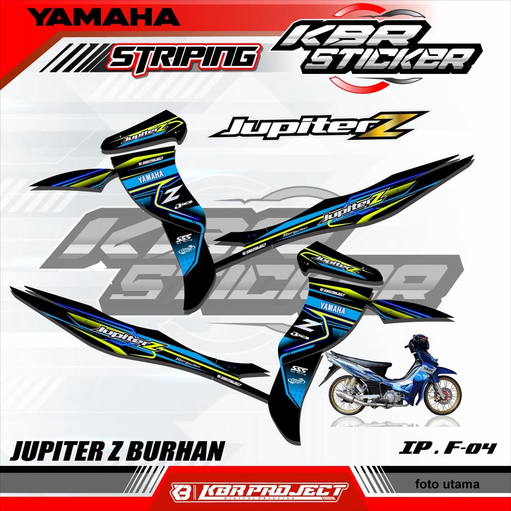 (COD) STICKER STRIPING JUPITER Z BURHAN -  STICKER STRIPING MOTOR JUPITER Z BURHAN.04