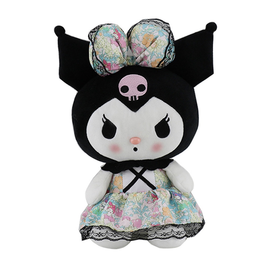 1pc Boneka Plush Kawali Lolita Melody Kuromied 25cm Untuk Hadiah Natal / Ulang Tahun