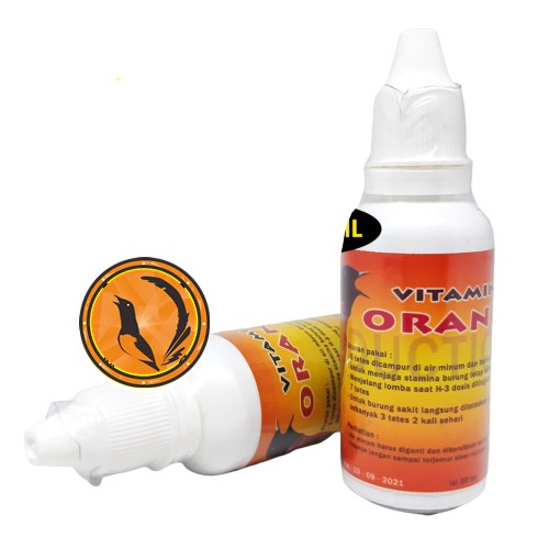 Aidy Wijaya Vitamin Orange Vitamin Burung 30 Ml Shopee Indonesia
