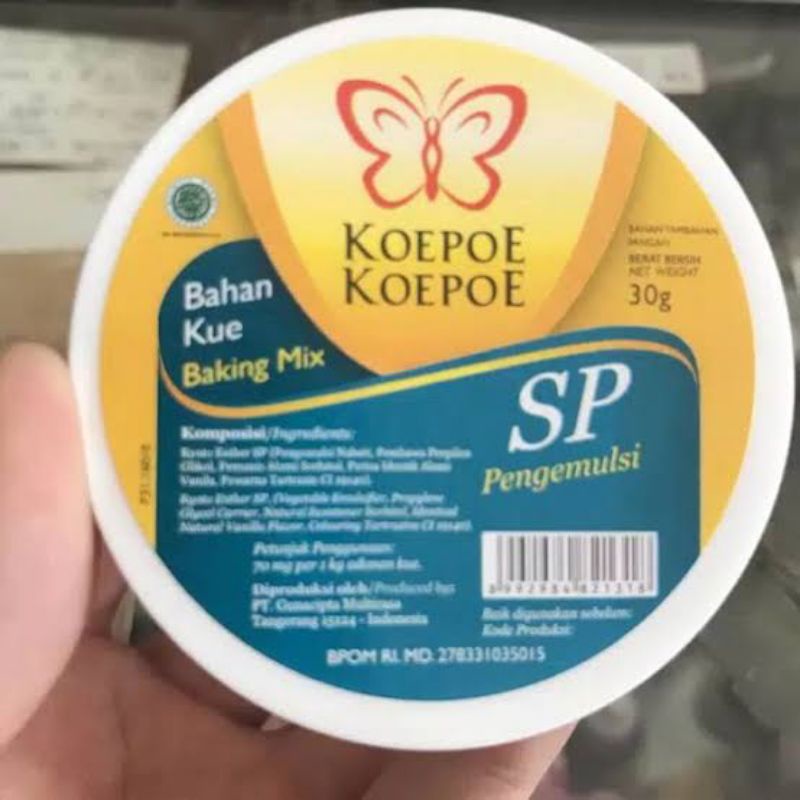 

SP koepoe koepoe 30gram | pengemulsi | baking mix