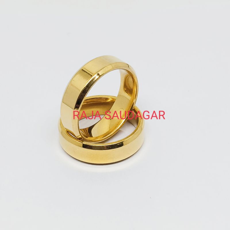 2 pcs cincin coin Malaysia asli tidak luntur,cincin COUPLE berlapis emas 24 K