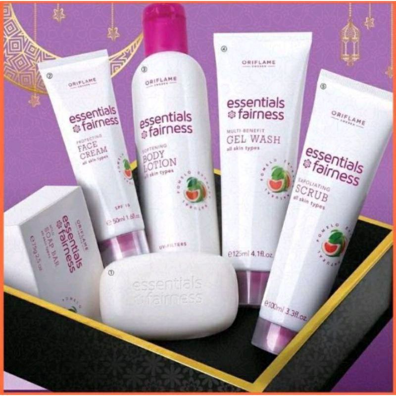 Jual Essentials Fairness Body Lotion/ Gel Wash/ Face Cream/ Scrub