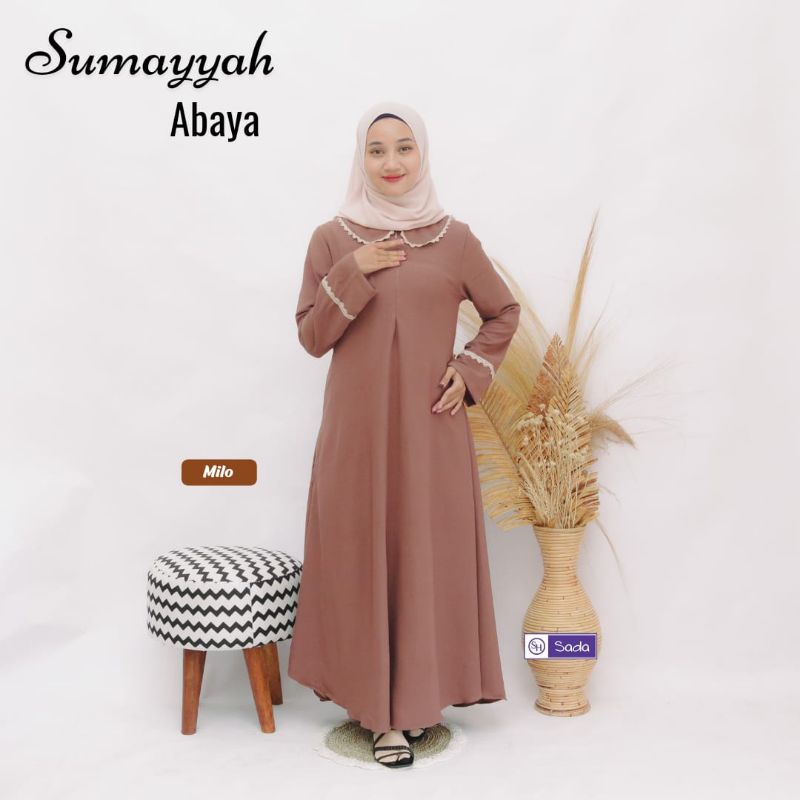 DRESS ABAYA SUMAYYA SIZE S-XXL ORI SADA HIJAB
