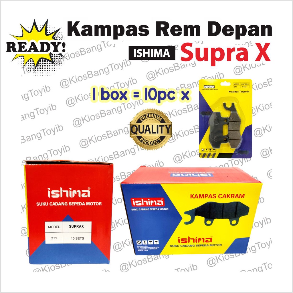 Kampas Rem Depan/Discpad Honda Supra X125 Kharisma Megapro Revo Tiger ★ISHIMA★