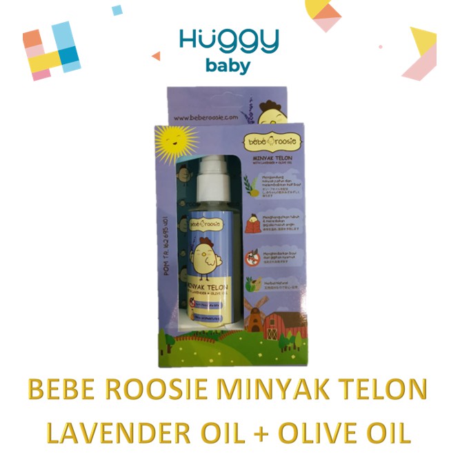 Bebe Roosie Telon Cream / Bugs Repellant (Anti Nyamuk) / Minyak Telon Lavender Krim Anak