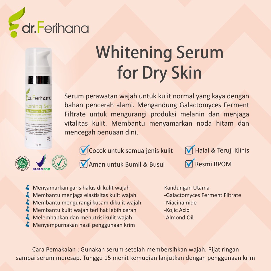 (dr. Ferihana) Serum Premium Glowing White