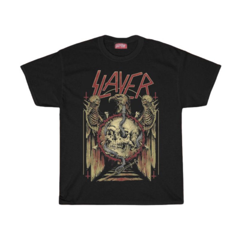 KAOS / T SHIRT / SLAYER / KAOS BAND SLAYER ANGEL OF DEATH