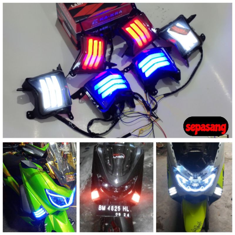 Lampu Sein Led Nmax Old Model Jpa| Sen Depan Nmax Old 2019 + Senja