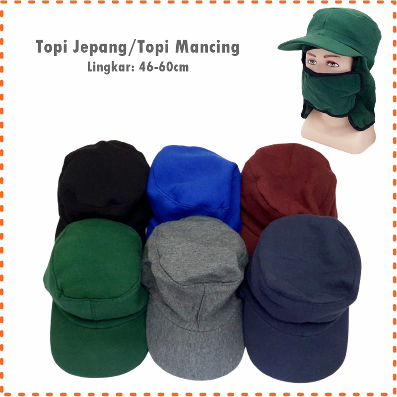 Topi Jepang/Topi Mancing/Topi Luar Ruangan