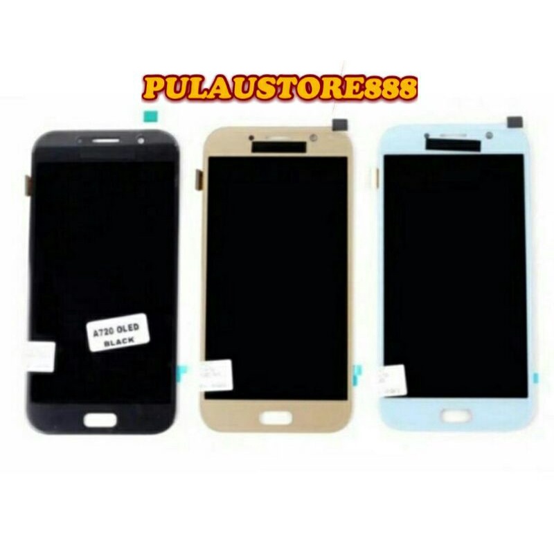 LCD FULLSET SAMSUNG A720 / A7 (2017) ORI OLED