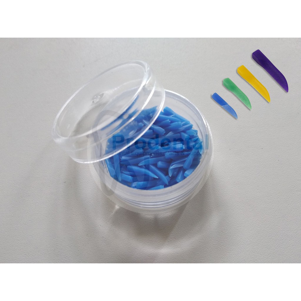 Dental Wedges (Blue).