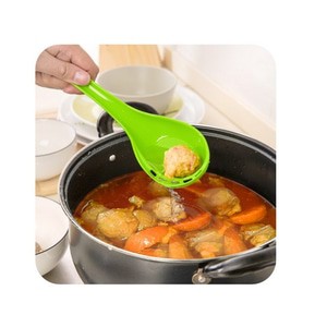 Sendok Sayur Sup Dengan Penyaring Kuah Colander Spoon