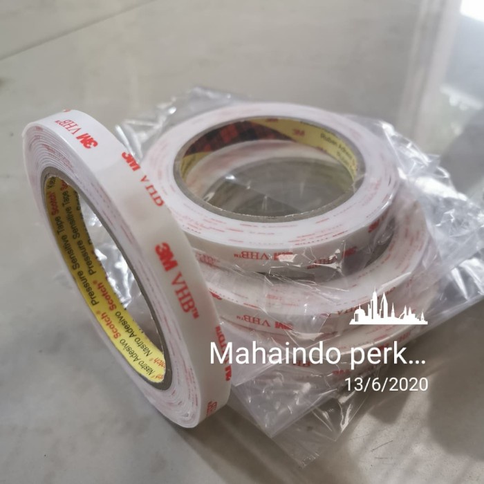 

Codes0X-16 Double Tape 3M Vhb 4950 White/Putih - Perekat 3M Original 12Mm X 4,5M