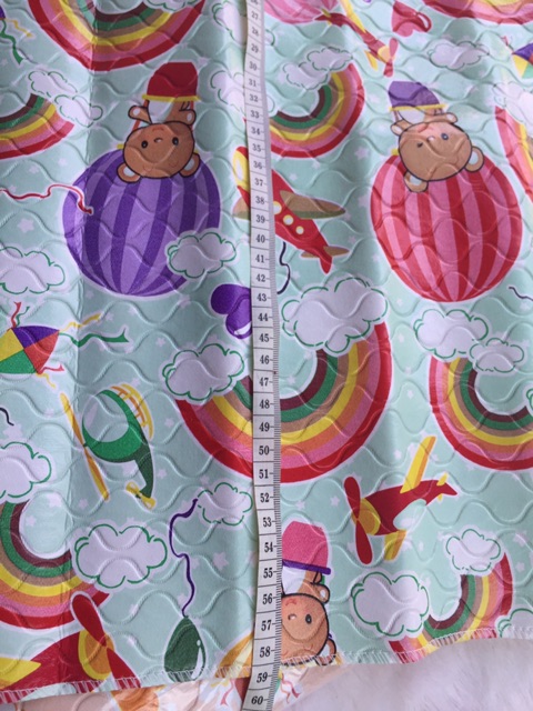 Perlak Ompol Anak Bayi / Perlak Bayi Waterproof Alas Ompol Motif Terbaru Bahan Vynil Ukuran 57 x 59 Cm