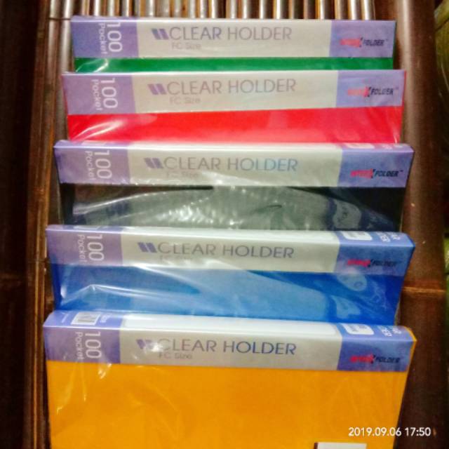 

Clear holder 100 lembar Inter x folder folio