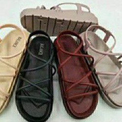 SANDAL WANITA JELLY BALANCE TALI/SANDAL REMAJA/TRENDY SANDAL SELOP TALI