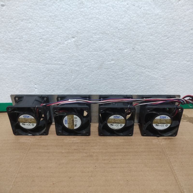 AVC KIPAS Fan DC 6cm satu set 4pcs 48V 0.35A BALL BEARING