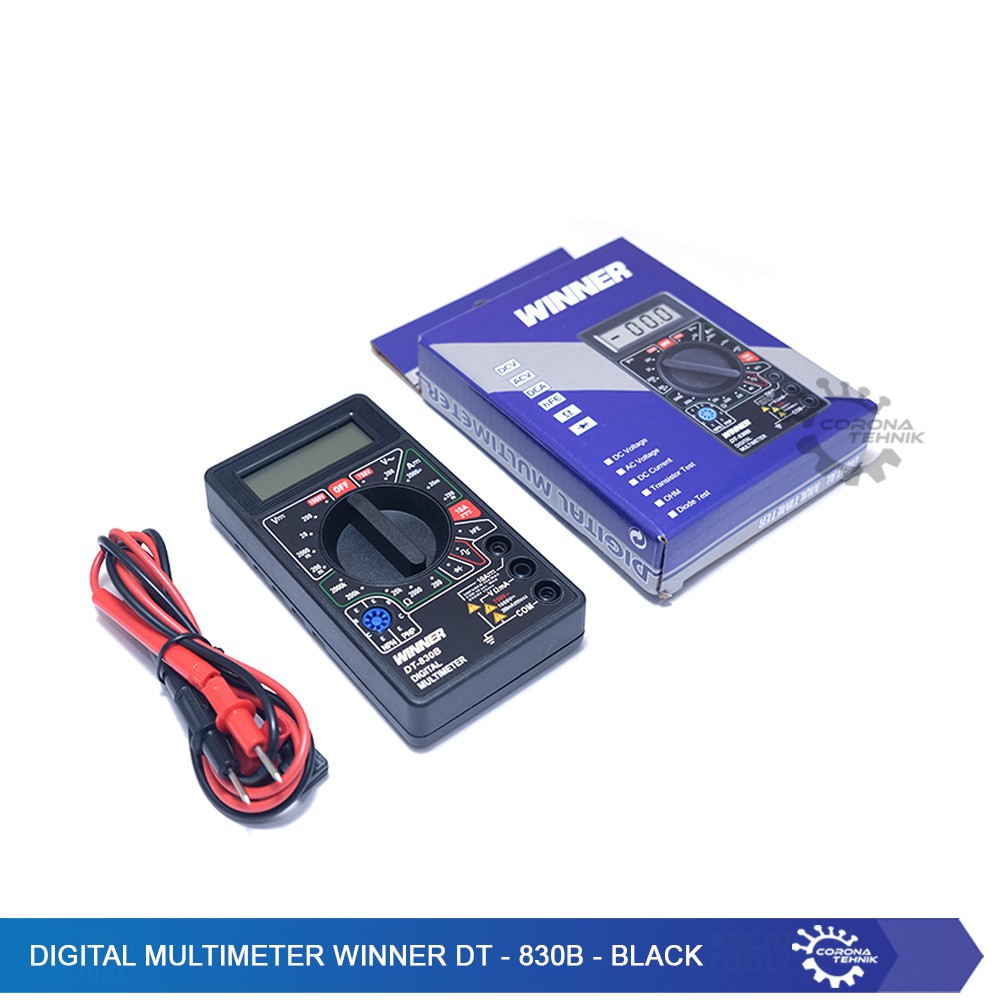 Digital Multimeter Winner DT-830B - Black