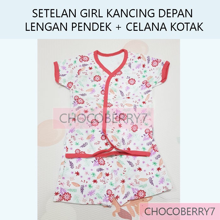 Setelan Baju Celana Bayi Anak Perempuan merk LittleQ Little Q