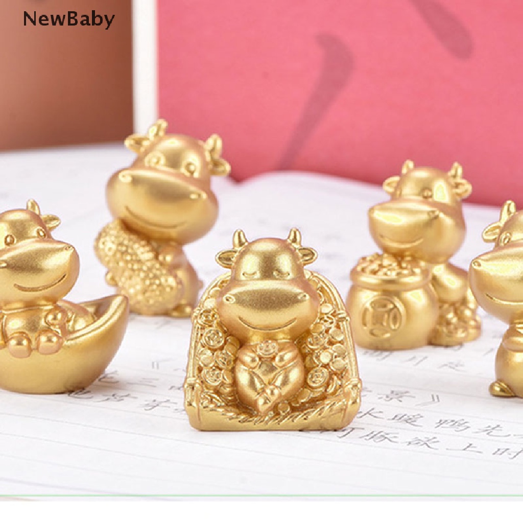 Miniatur Sapi Taurus Bahan Resin Untuk Dekorasi Taman Minifairy Garden