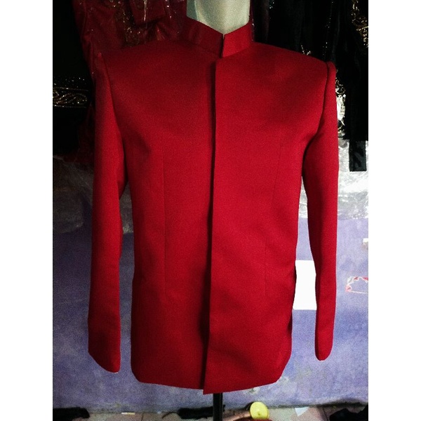 Jasko polos/beskap polos pria/beskap jasko halus/beskap kancing dalam
