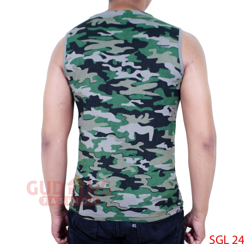 Singlet Army Pria Keren - SGL 24