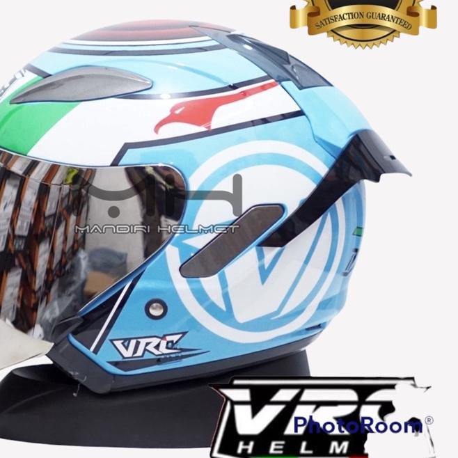 Gratis ongkir|SQ16|HELM CENTRO VRC MOTIF ORIGINAL _HELM CENTRO MOTIF Free Spoiler