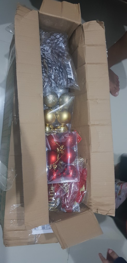 Pohon Natal Jarum Premium Tinggi 1.5 Meter 150 Cm 5 Feet Ft Tipe Pine Christmas Tree