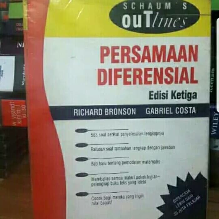persamaan diferensial edisi 3 richard bronson schaum