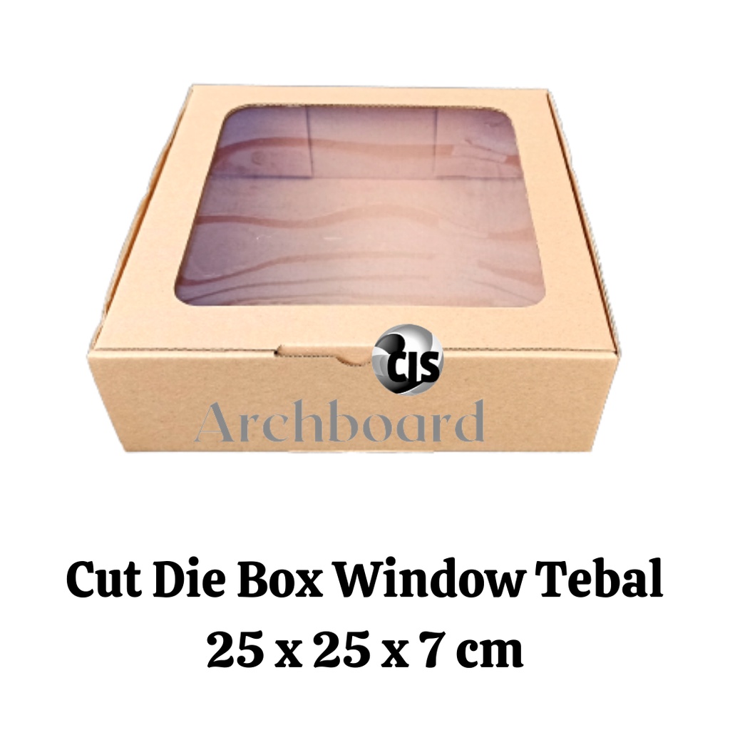 

Cut Die Box Window Tebal 25 x 25 x 7 Cm