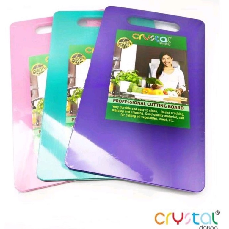 Talenan Plastik Tebal merek Crystal