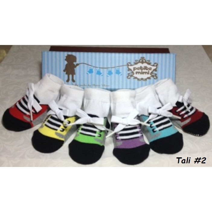 Petite Mimi - Kaos Kaki isi 6 pcs (0-12month) Tali 2