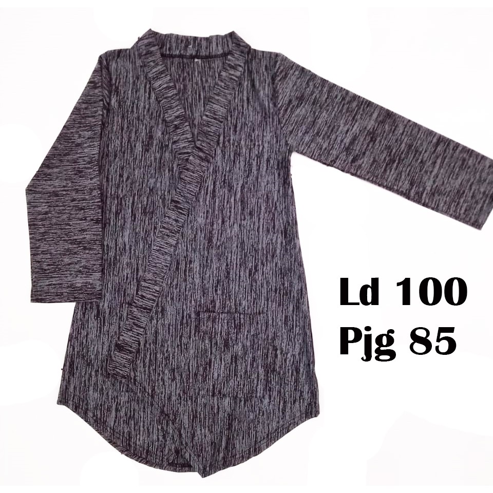 Myco Cardigan wanita corak Siro | Lengan Panjang | Cardigan Terbaru
