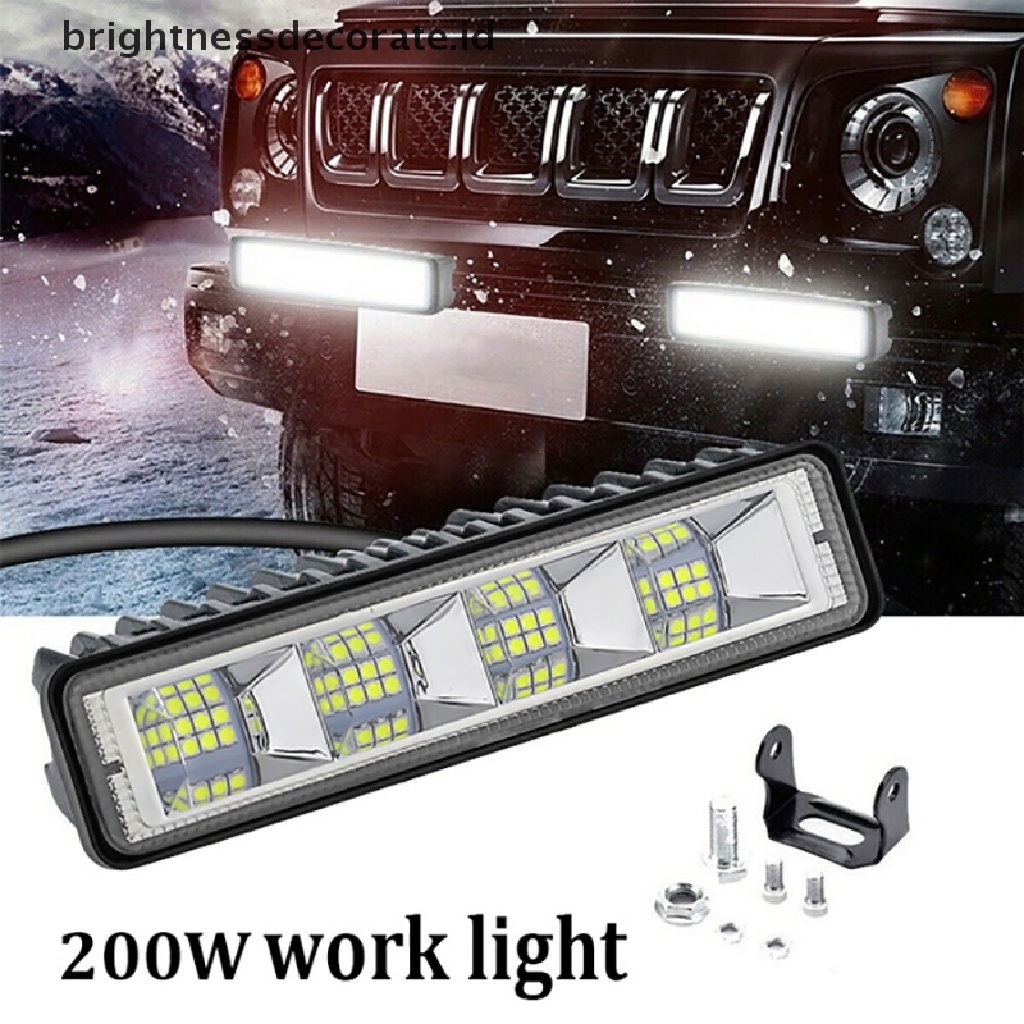 2 Pcs Lampu Sorot Led Ukuran 6 &quot;Untuk Mobil Suv Offroad