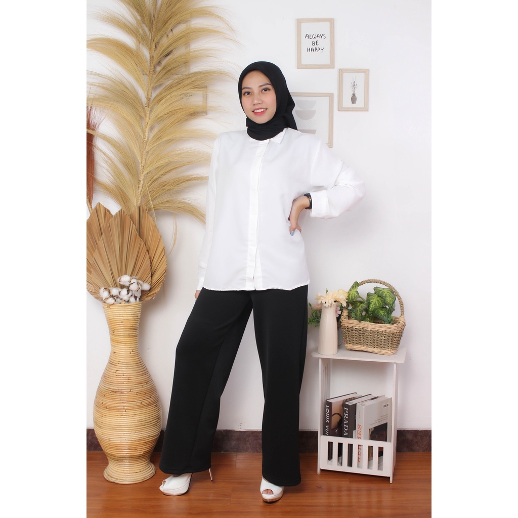 RX Fashion - Flowing Oversize / Kemeja Wanita - BN