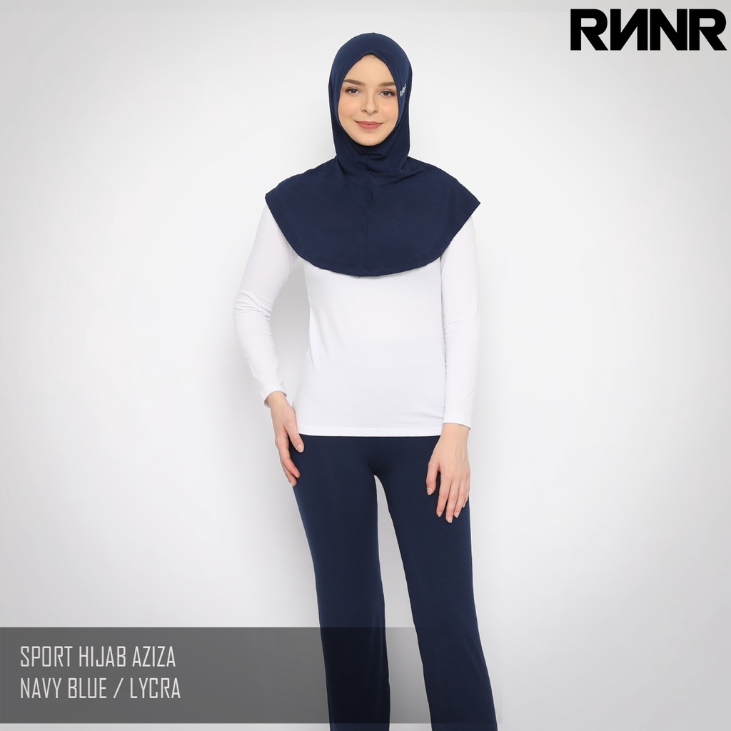 RNNR Hijab Sport Olahraga Instant Menutup Dada Kerudung Senam Jilbab-7