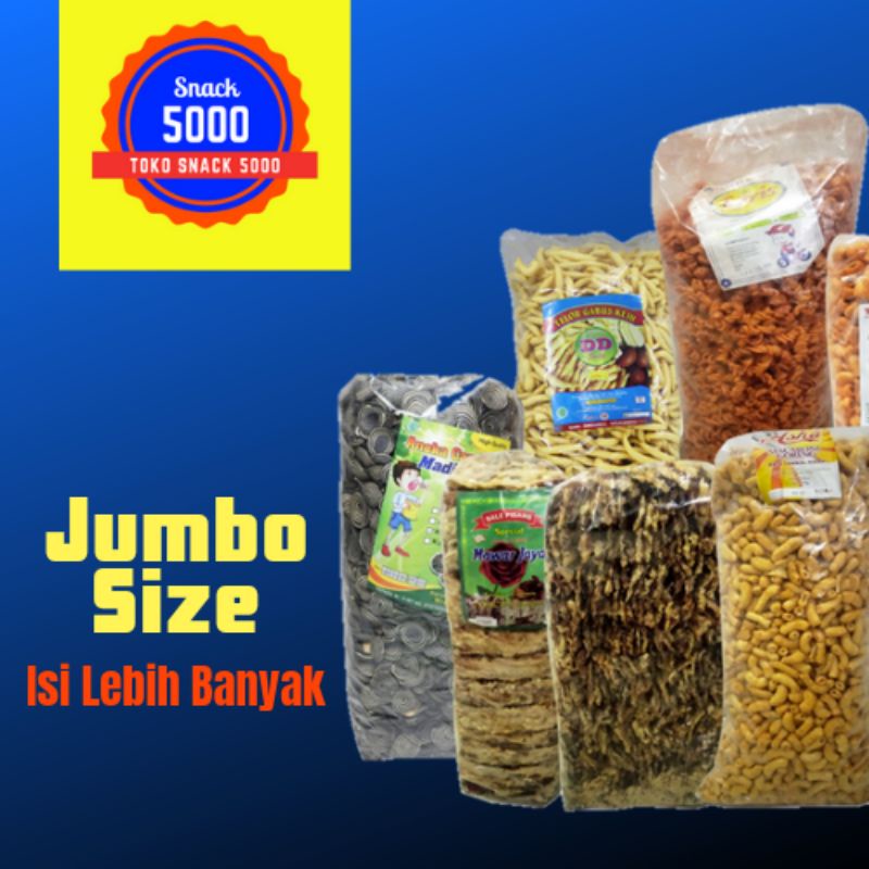 Jual Grosir Snack Kiloan Cemilan Kering Keripik Kerupuk Camilan Agen