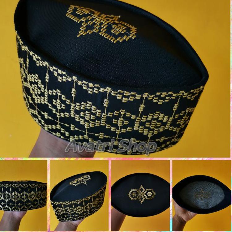 Promo Besar-Besaran 2020 Kopiah Songket Peci Songket Tenun Peci Tenun Songkok Songket Peci Batik Son